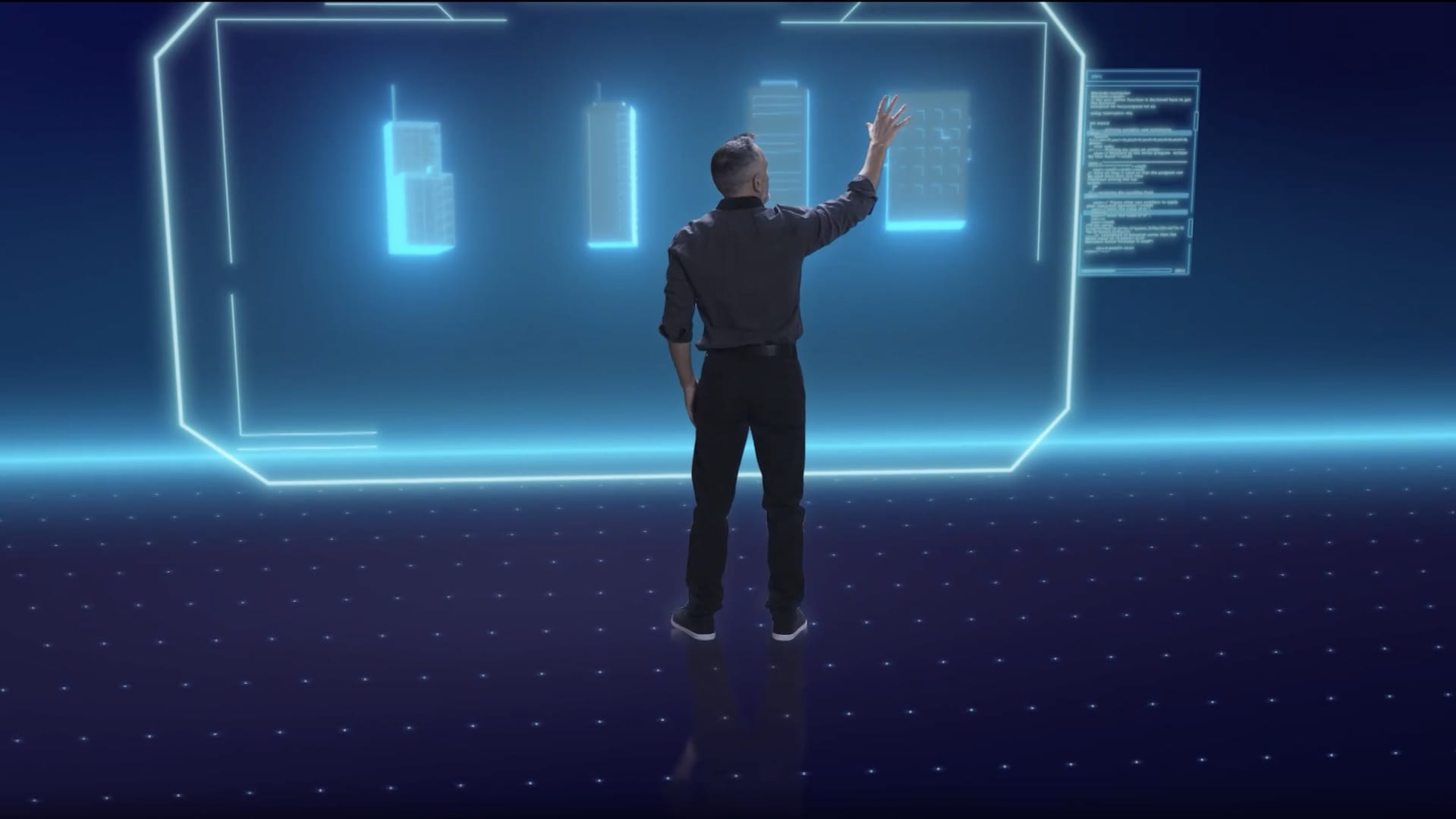‘Prometheus’ style holographic production for Tech explainer – yBC.tv